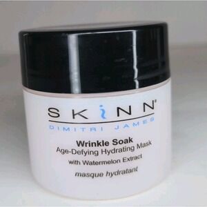 SKINN Wrinkle Soak Age Defying Hydrating Mask Watermelon Extract 2.0 oz Read